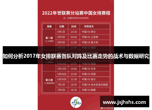 如何分析2017年女排联赛各队对阵及比赛走势的战术与数据研究